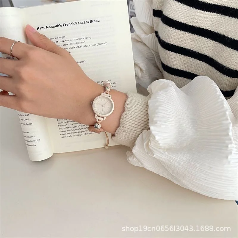 Stylish Girls Watch — Cream style
